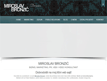 Tablet Screenshot of bronzic.com